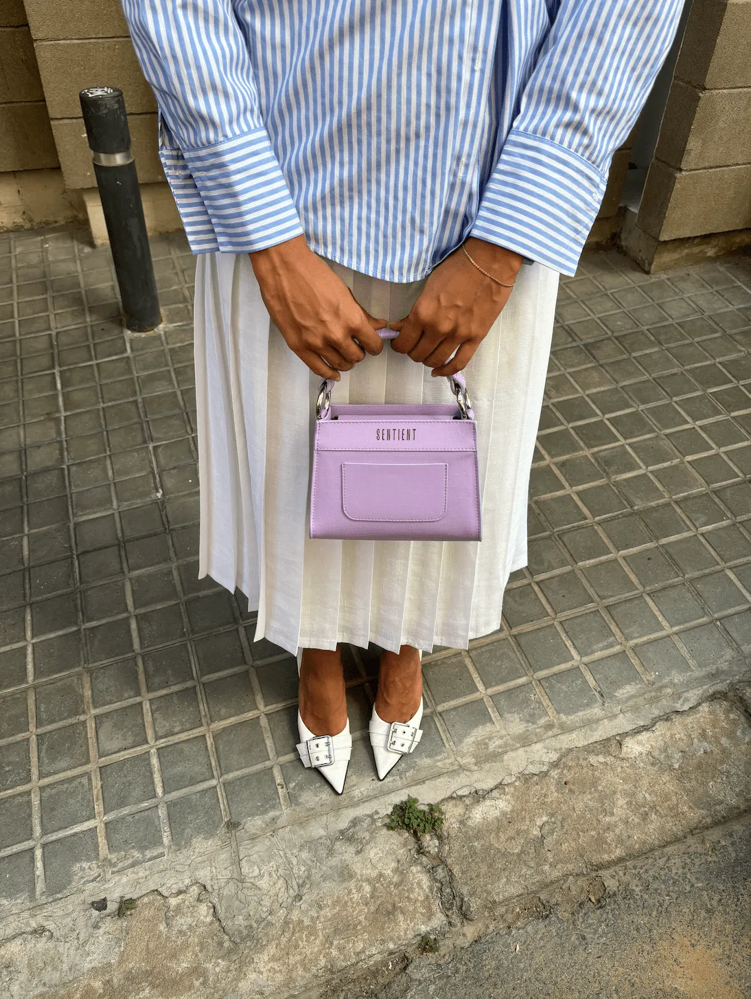 Panthera Desserto® Cactus Leather Vegan Mini Tote | Lavender