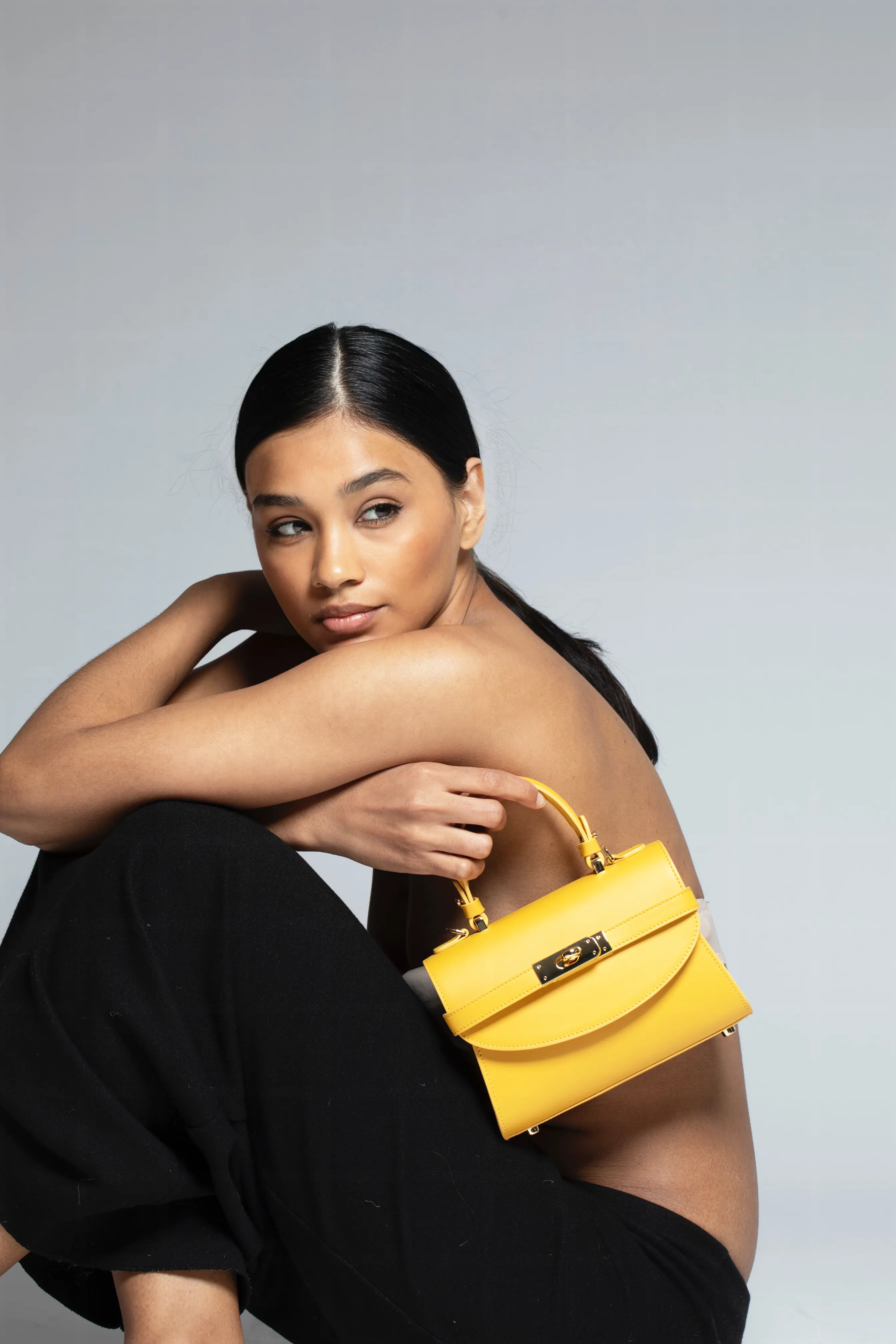 Petite New Yorker Bag in Gramercy SunRay - Gold Hardware - WAITLIST