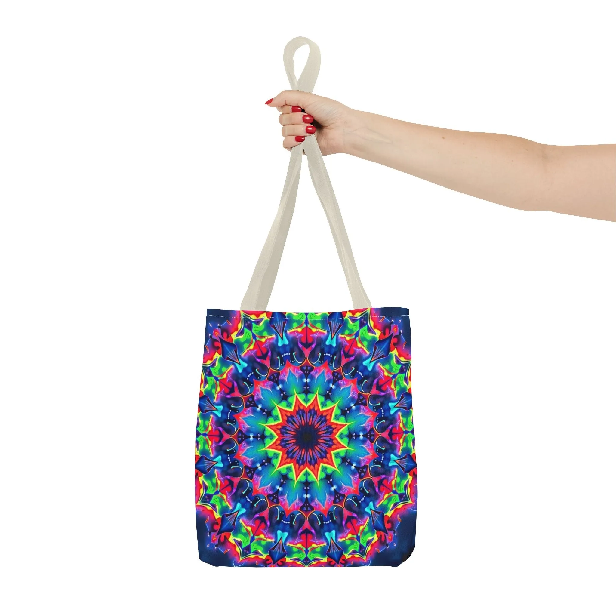 Psychedelic Mandala Tote Bag