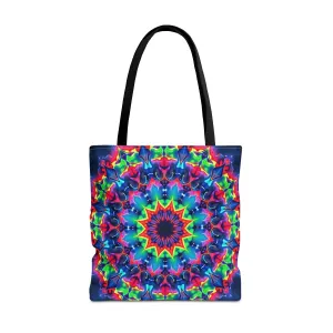 Psychedelic Mandala Tote Bag