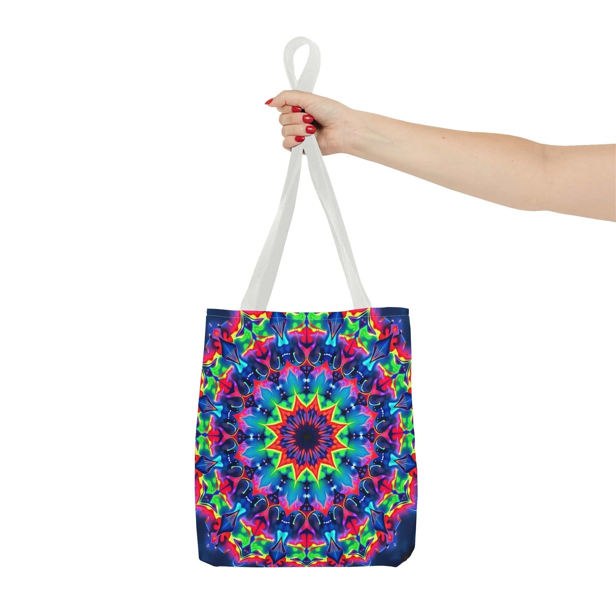 Psychedelic Mandala Tote Bag