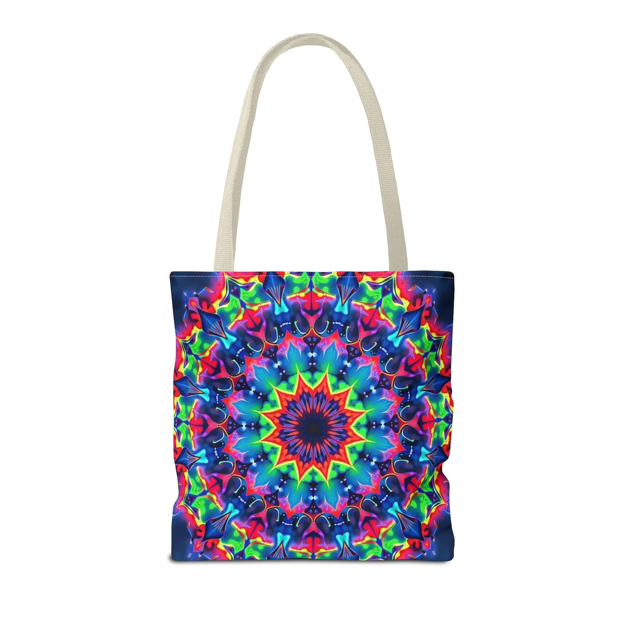 Psychedelic Mandala Tote Bag