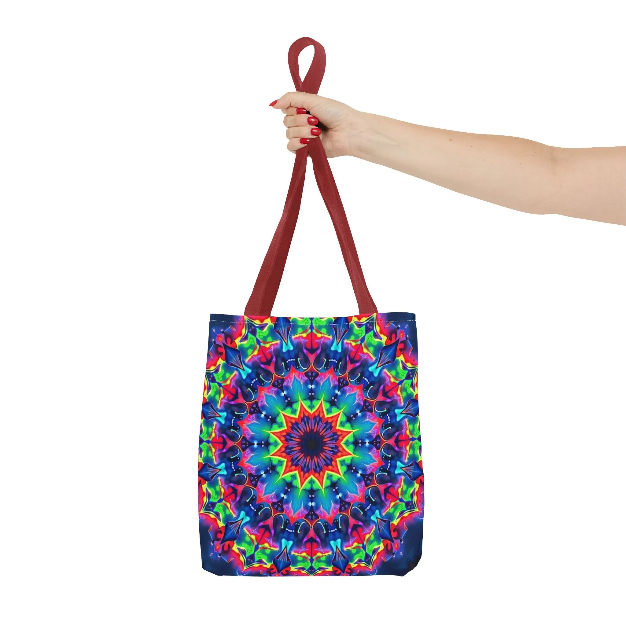Psychedelic Mandala Tote Bag