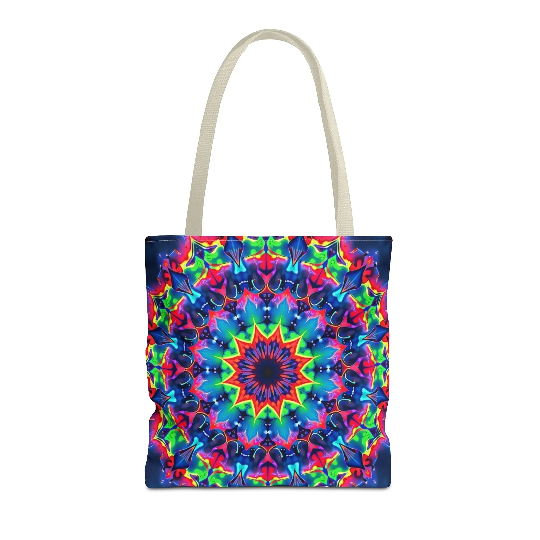 Psychedelic Mandala Tote Bag