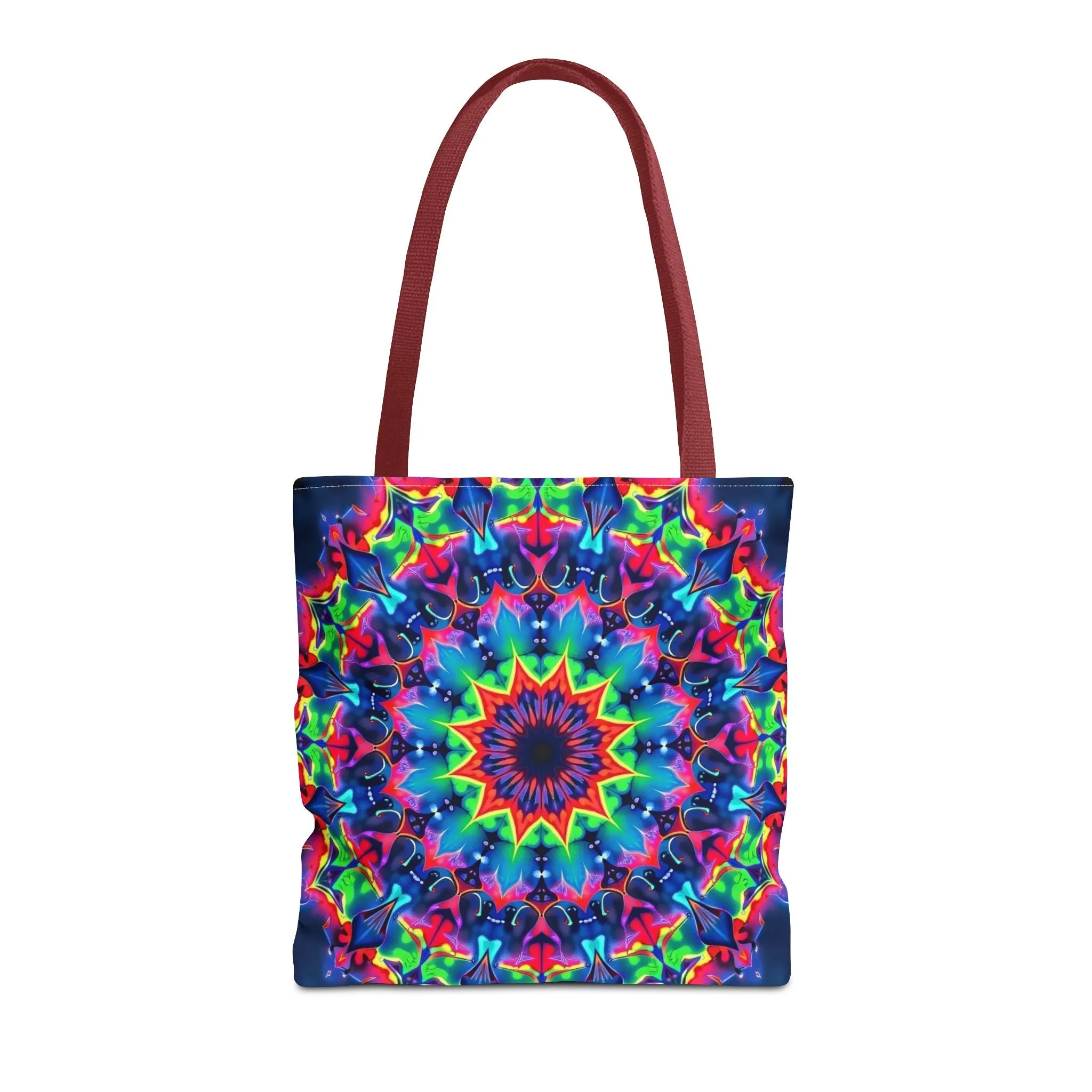 Psychedelic Mandala Tote Bag