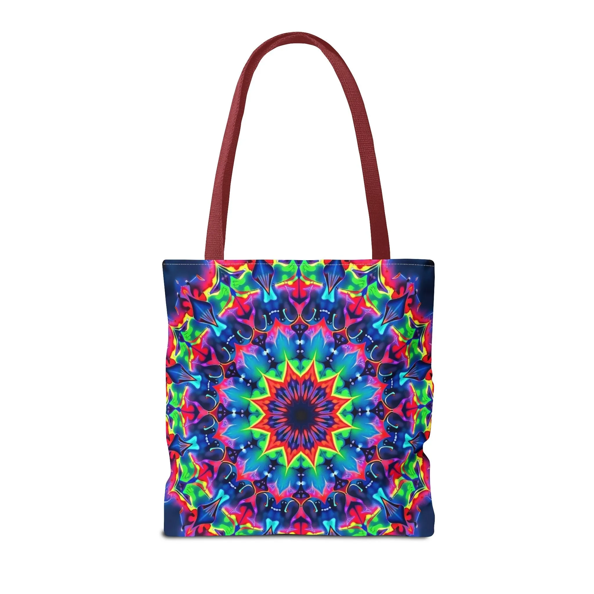 Psychedelic Mandala Tote Bag