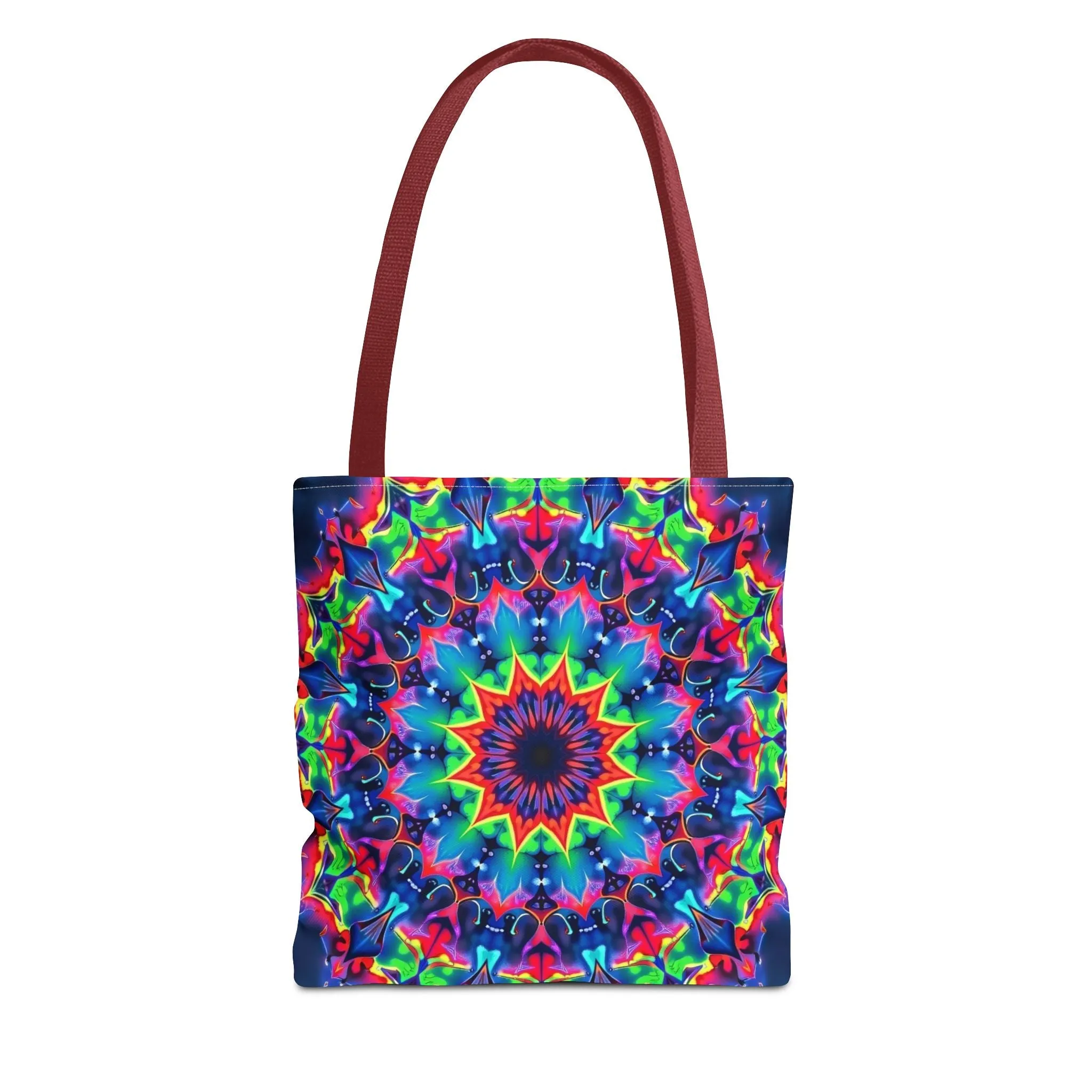 Psychedelic Mandala Tote Bag