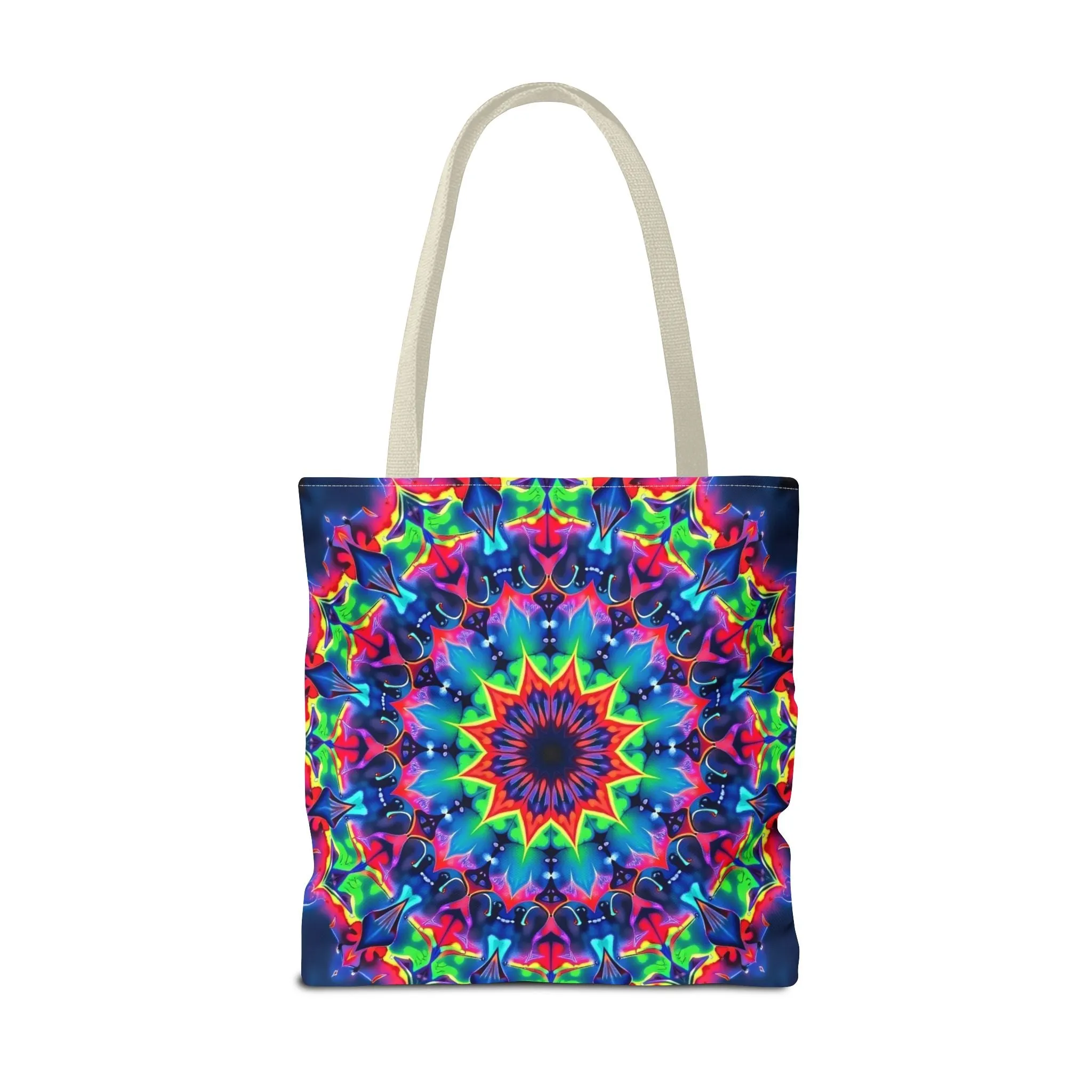 Psychedelic Mandala Tote Bag