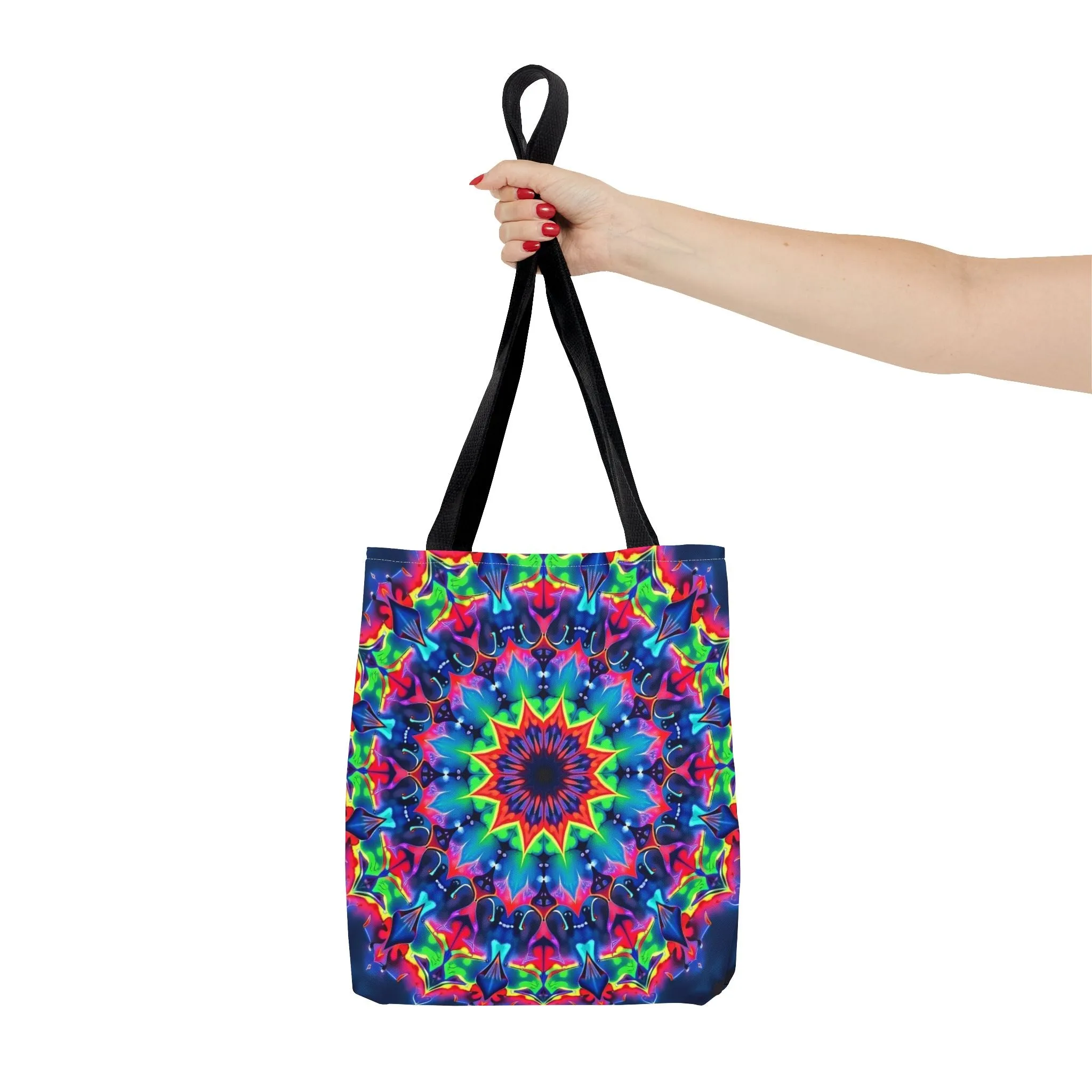 Psychedelic Mandala Tote Bag