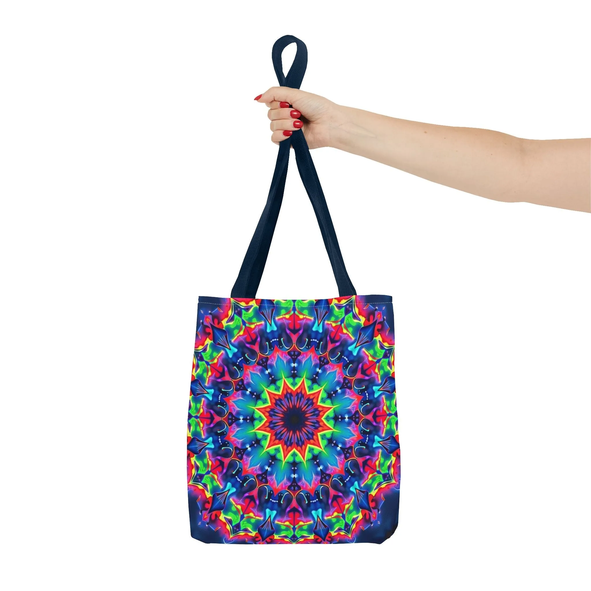 Psychedelic Mandala Tote Bag