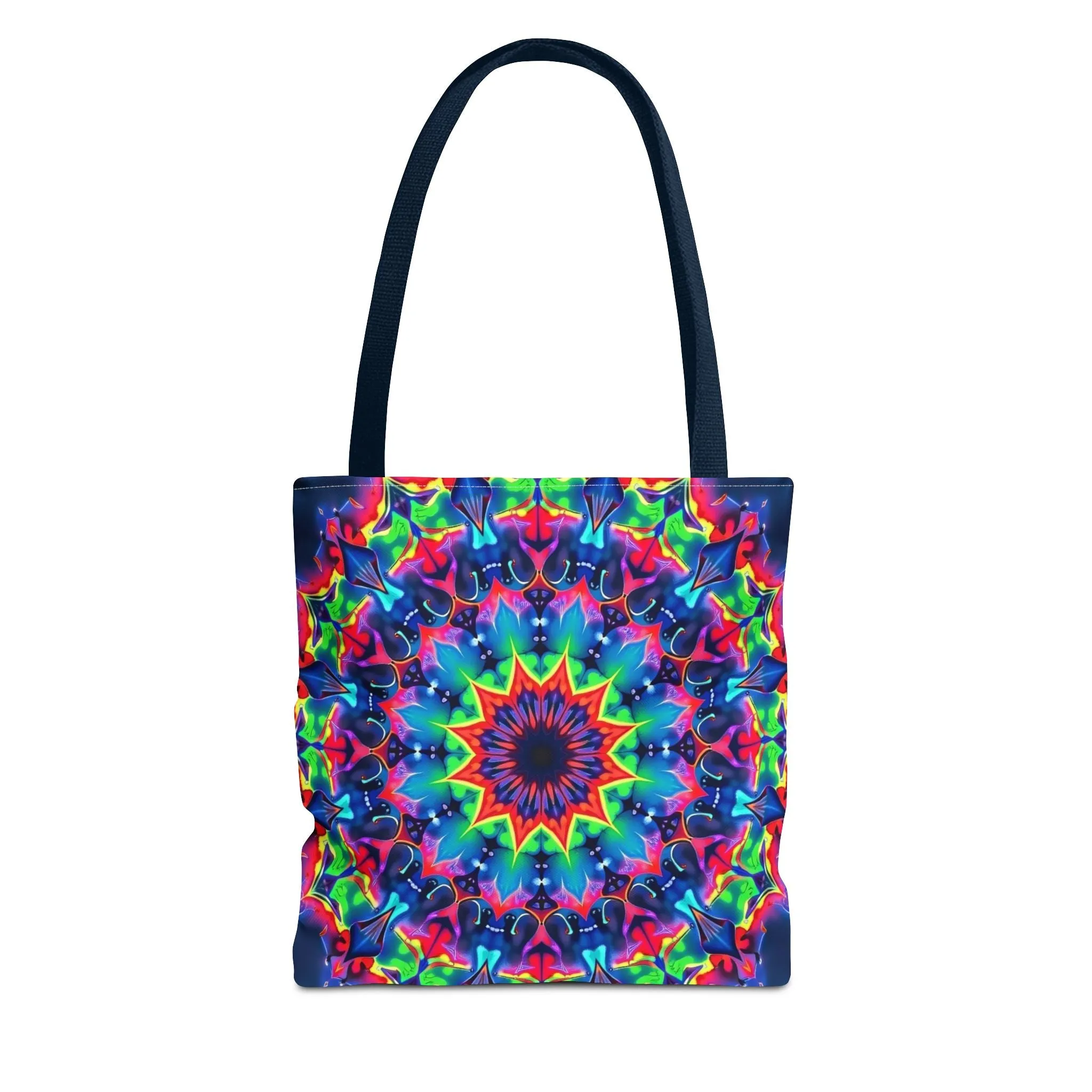 Psychedelic Mandala Tote Bag
