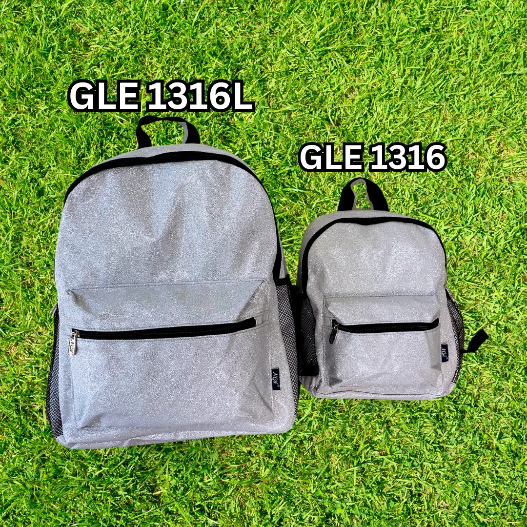 Purple Glitter NGIL Small Gymnastics Competition backpacks and Cheer Dance Backpack