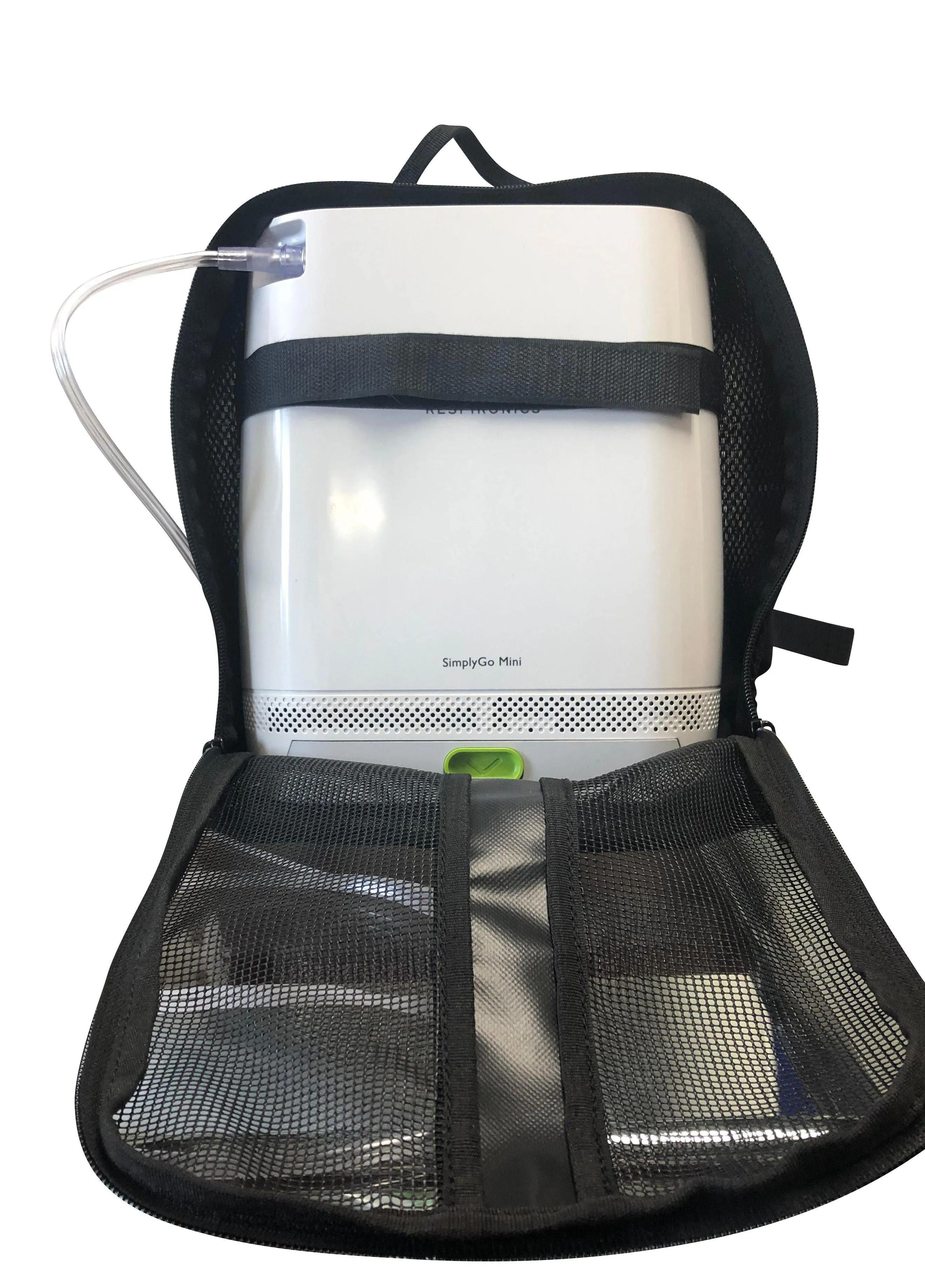REFURBISHED o2totes Universal Mesh Backpack w/Storage - Black