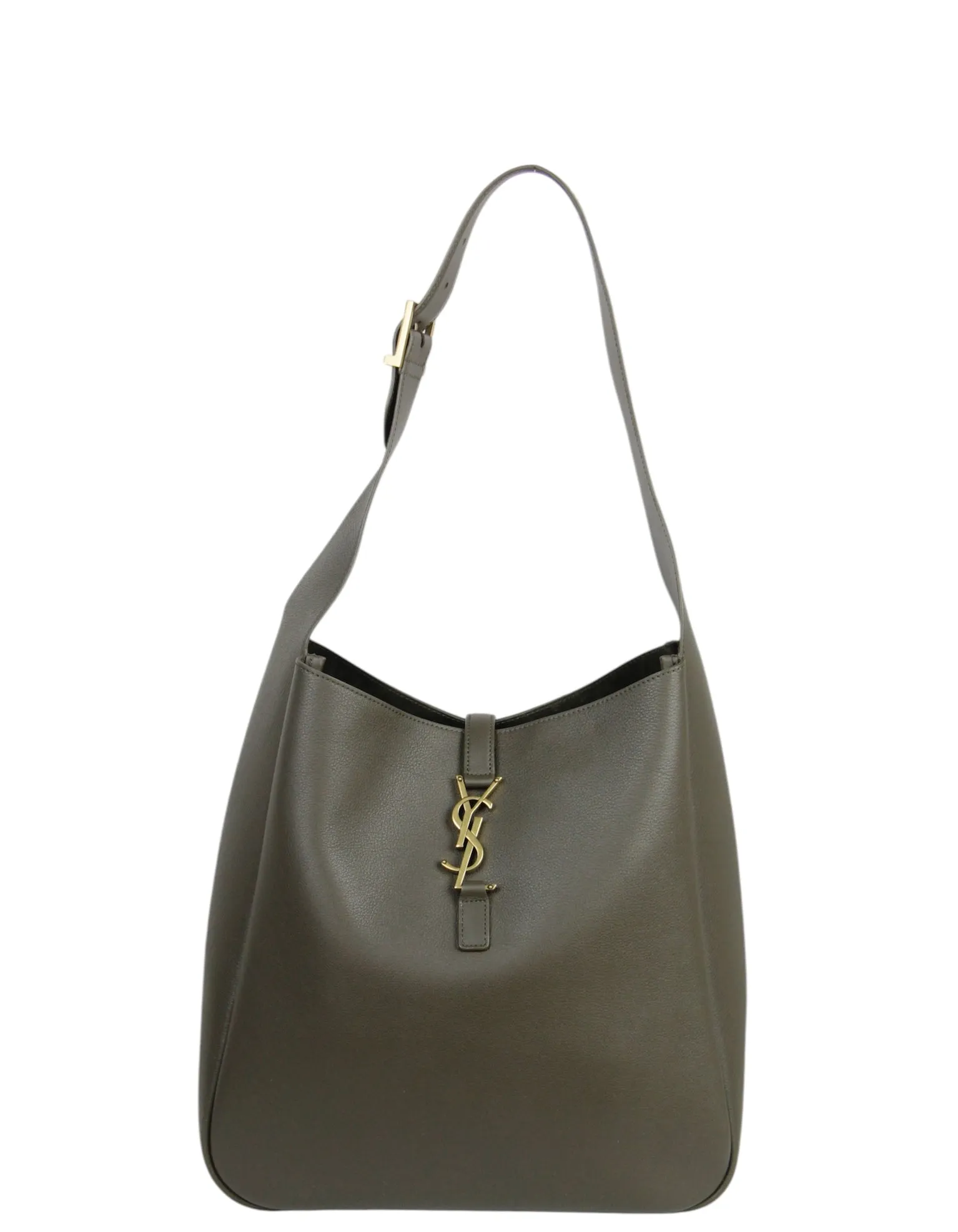 Saint Laurent Green Large Le 5 A 7 Shoulder Bag