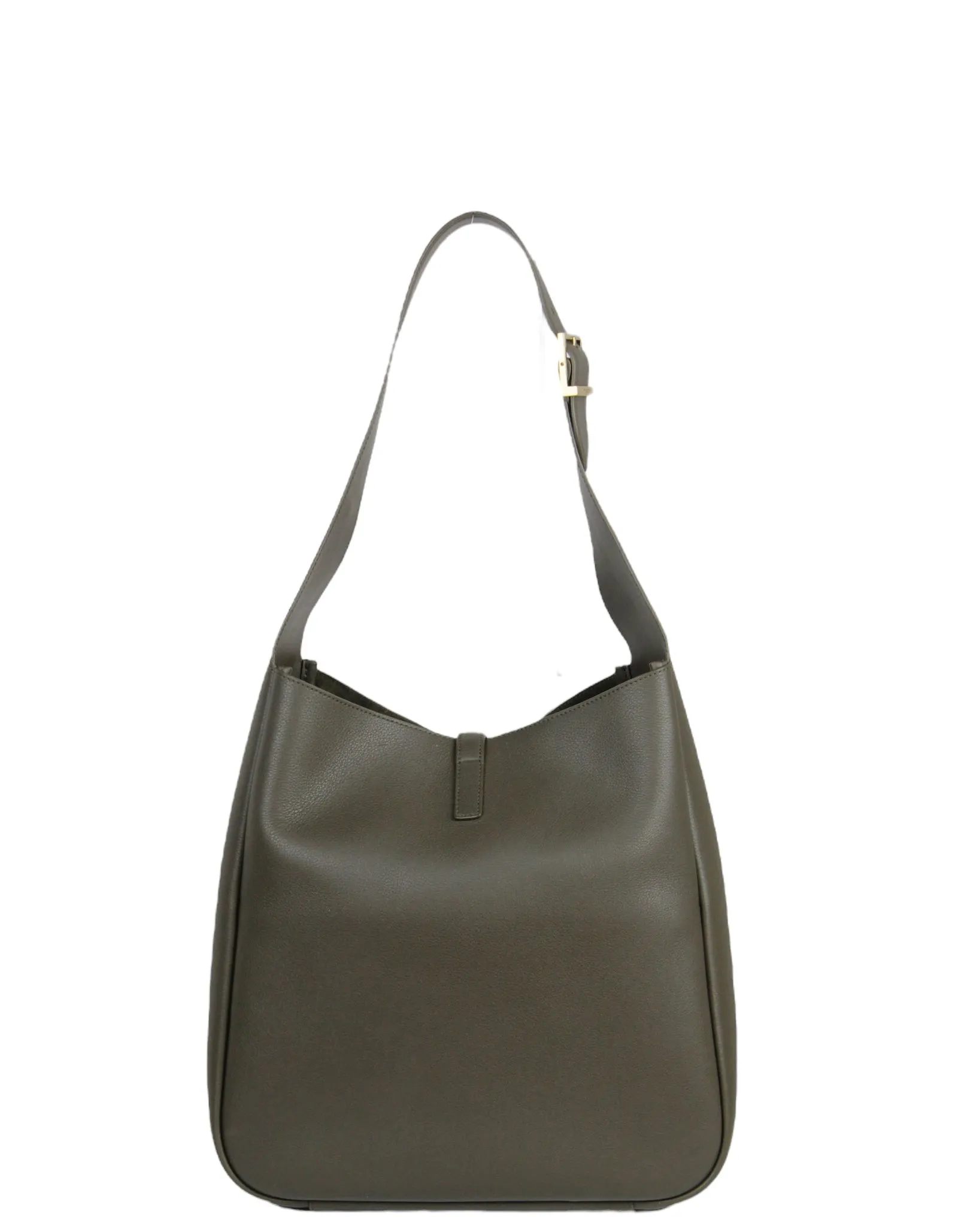 Saint Laurent Green Large Le 5 A 7 Shoulder Bag