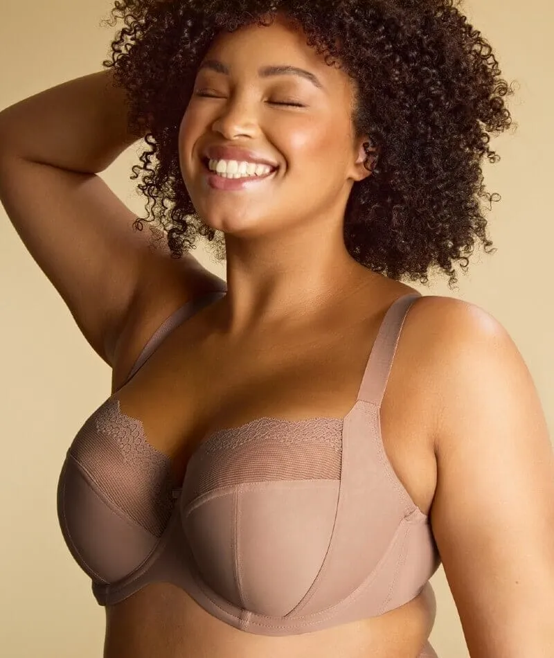 Sculptresse Esme Underwired Balconnet Bra - Mocha Animal