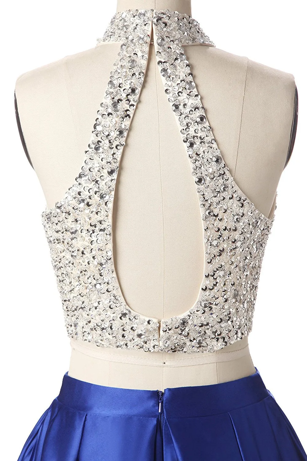 Short Mini Homecoming Dress 2 Piece