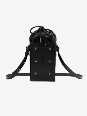 Sierra MIRUM® Leather Vegan Bucket Bag | Black