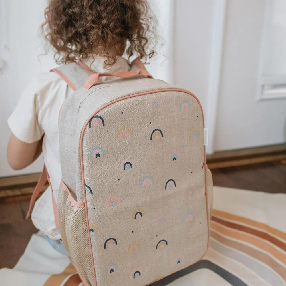 So Young Grade School Backpack (Neo Rainbows)