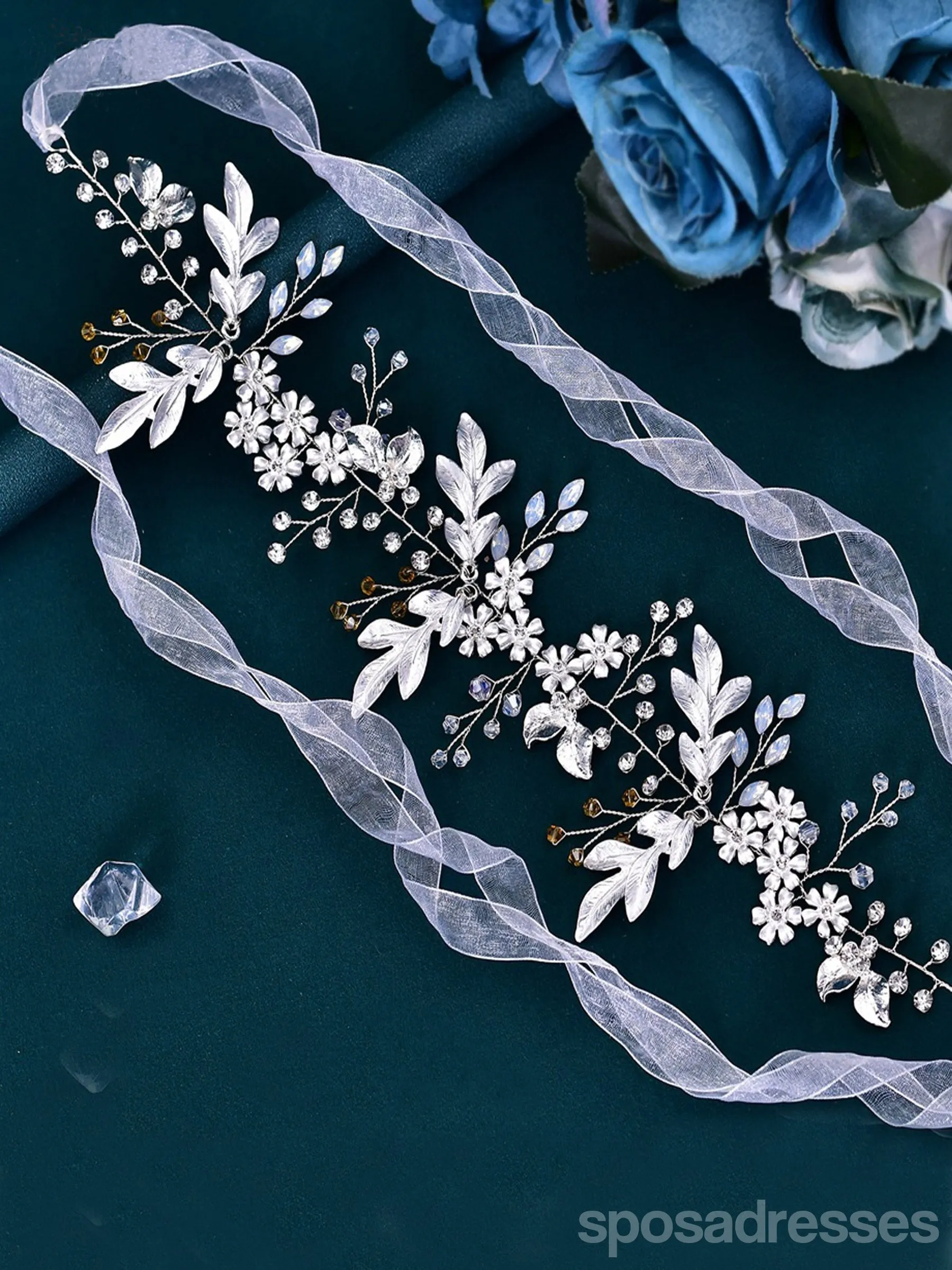 Sparkly Luxury Beaded Brides Sash For Wedding,Party Prom,SH278