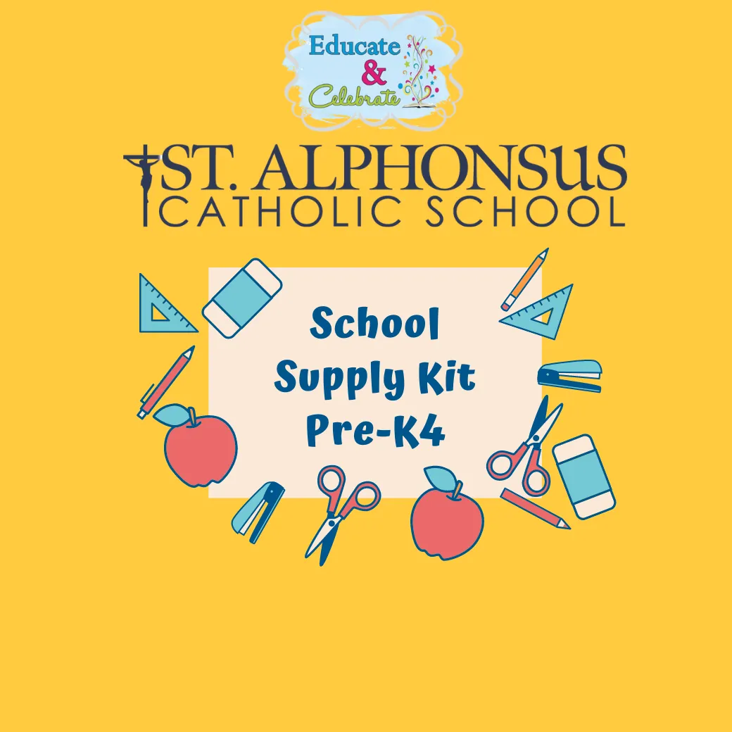 St. Alphonsus School Supply Kits '24-'25 - Pre-K4