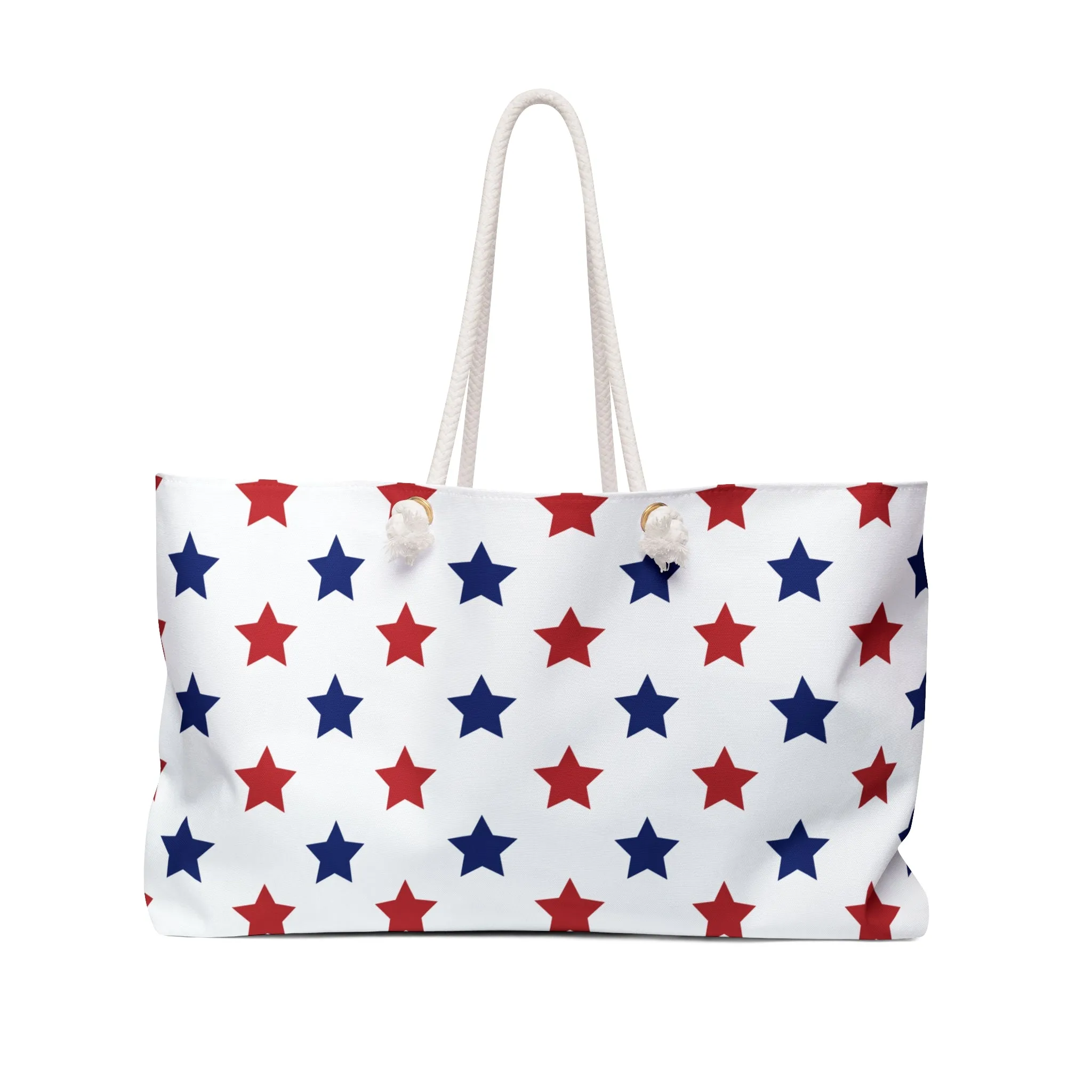 STARS Travel & Independence IoT-powered Star Beach for Tote, Offer-ending soon Pattern Perfect Bag, Bag, Patriotic Weekender Day RED BLUE Handbag,