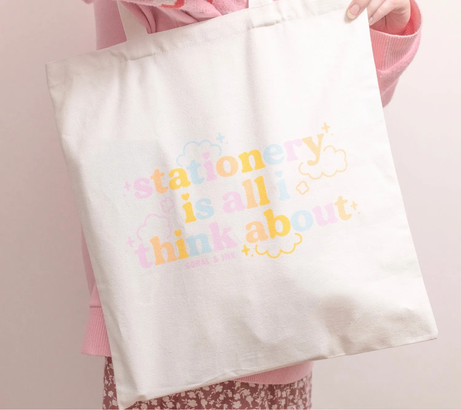 Stationery Is All I Think About Tote Bag