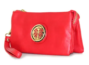 The Janey Jane Wallet Crossbody - Red