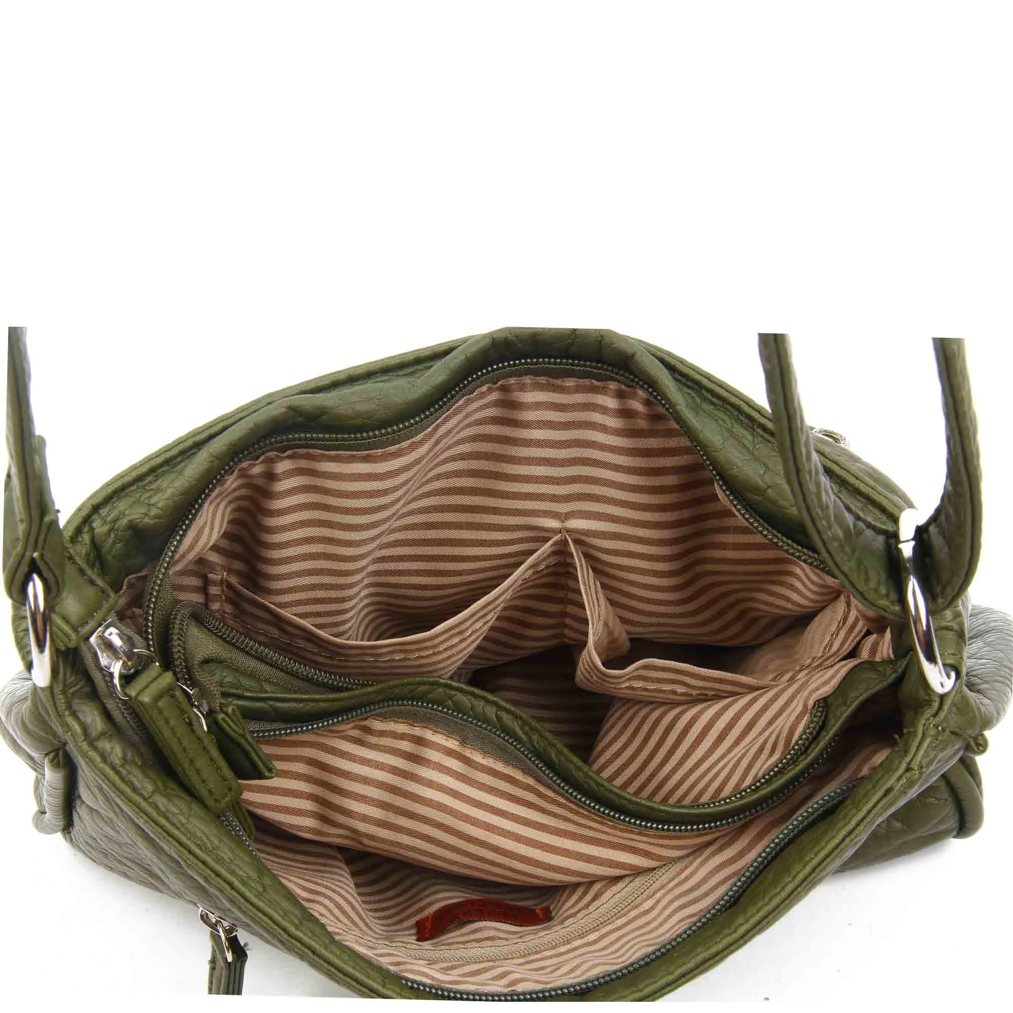The Lorie Crossbody - Army Green
