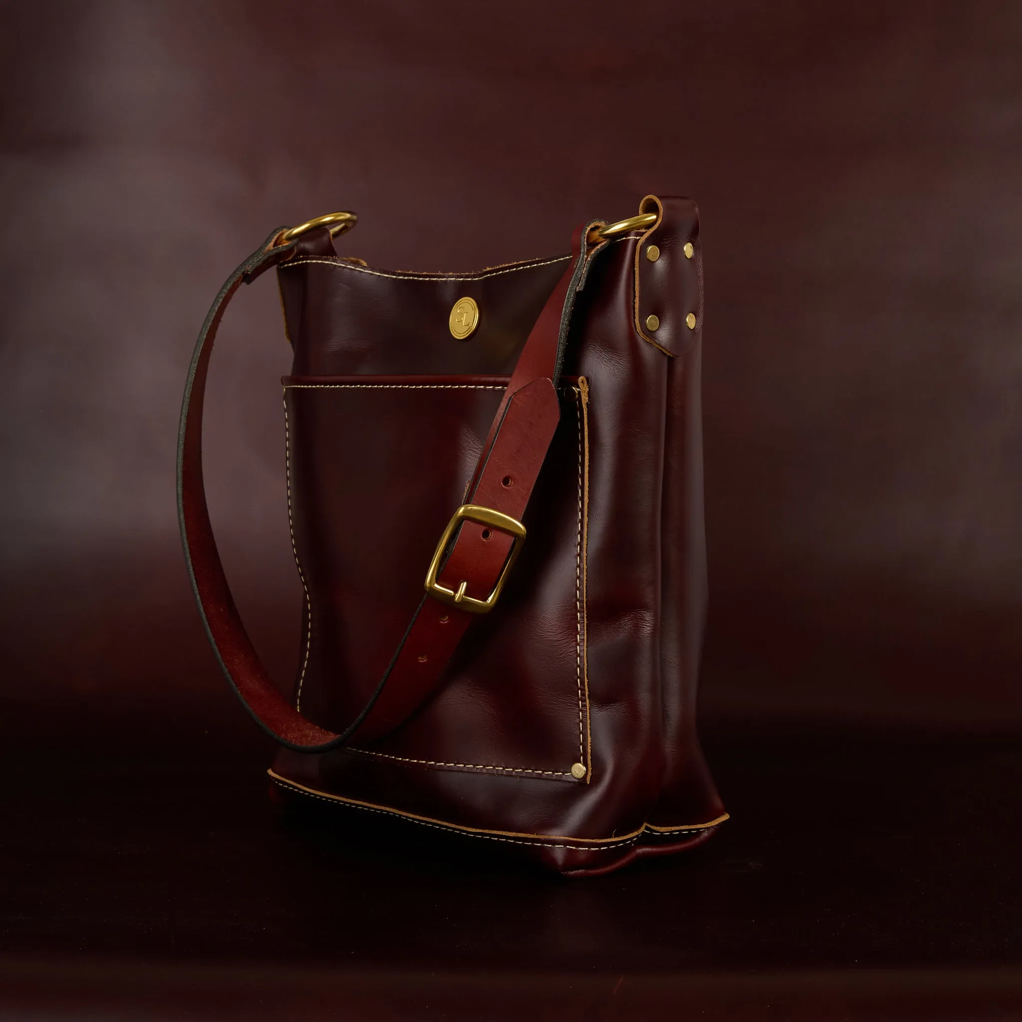 The Single Strap Small Square Tote