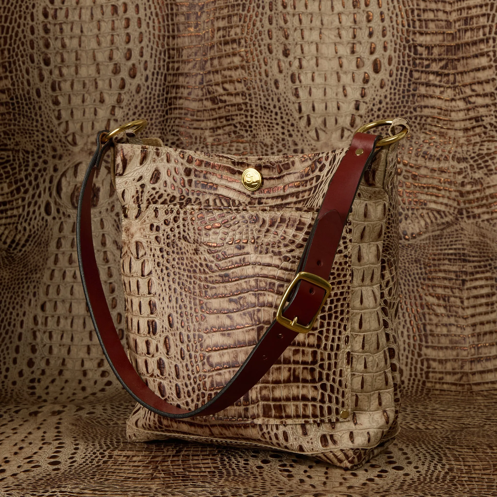 The Single Strap Small Square Tote