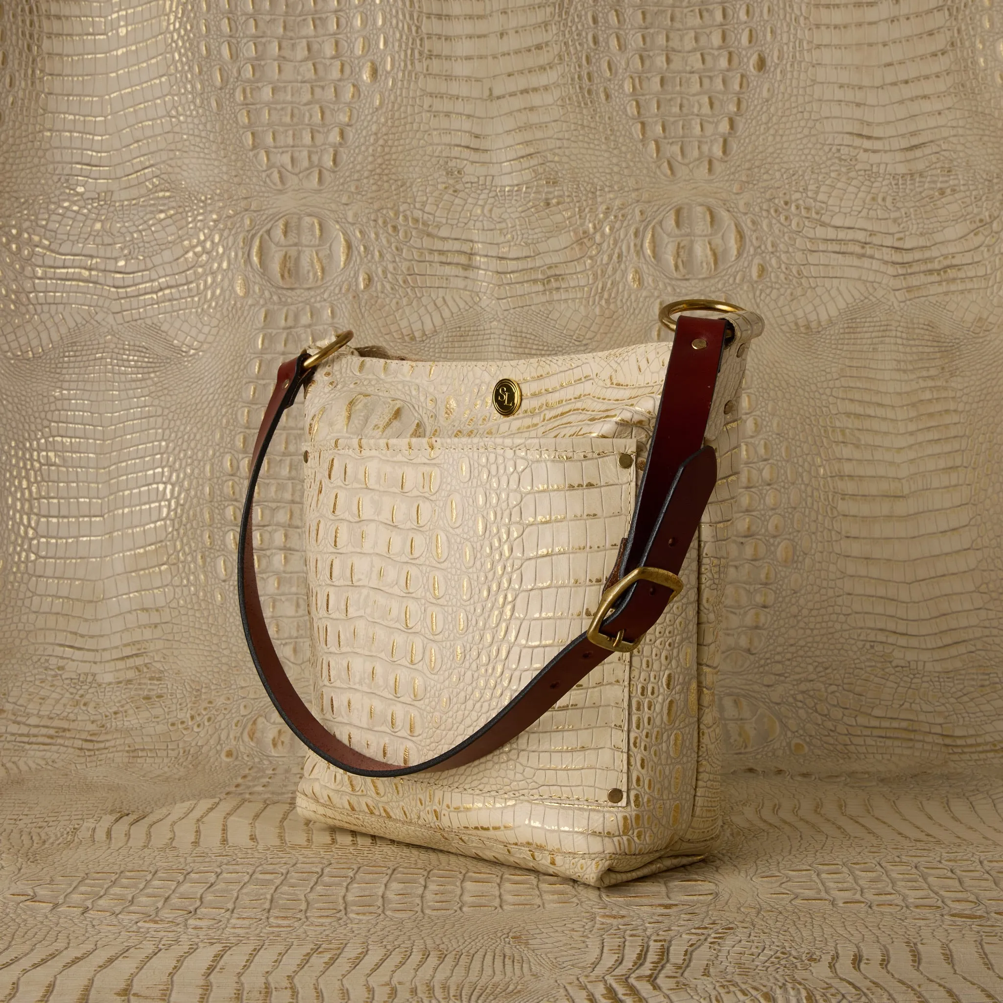 The Single Strap Small Square Tote