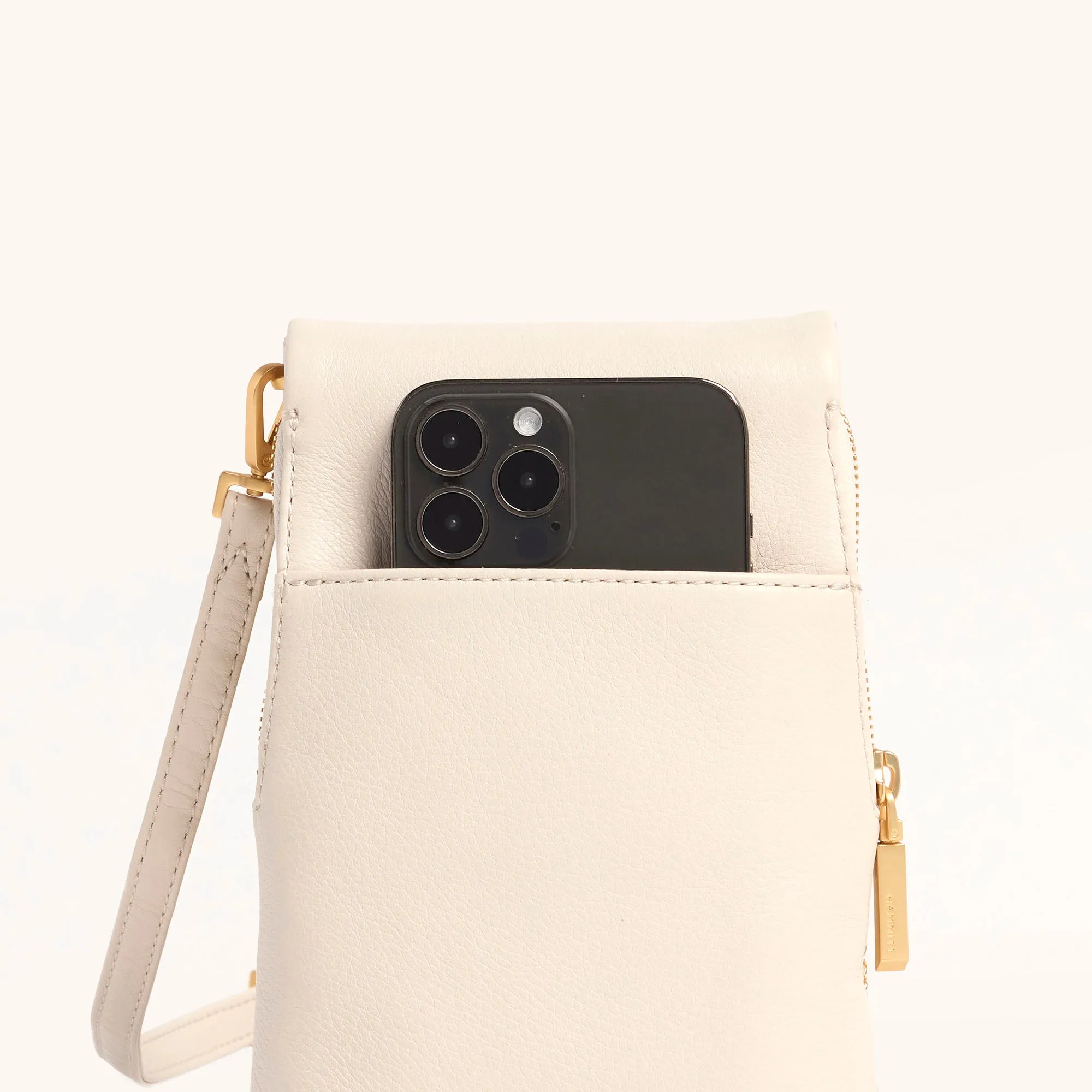 VIP Mobile | Calla Lily White Raffia/Brushed Gold