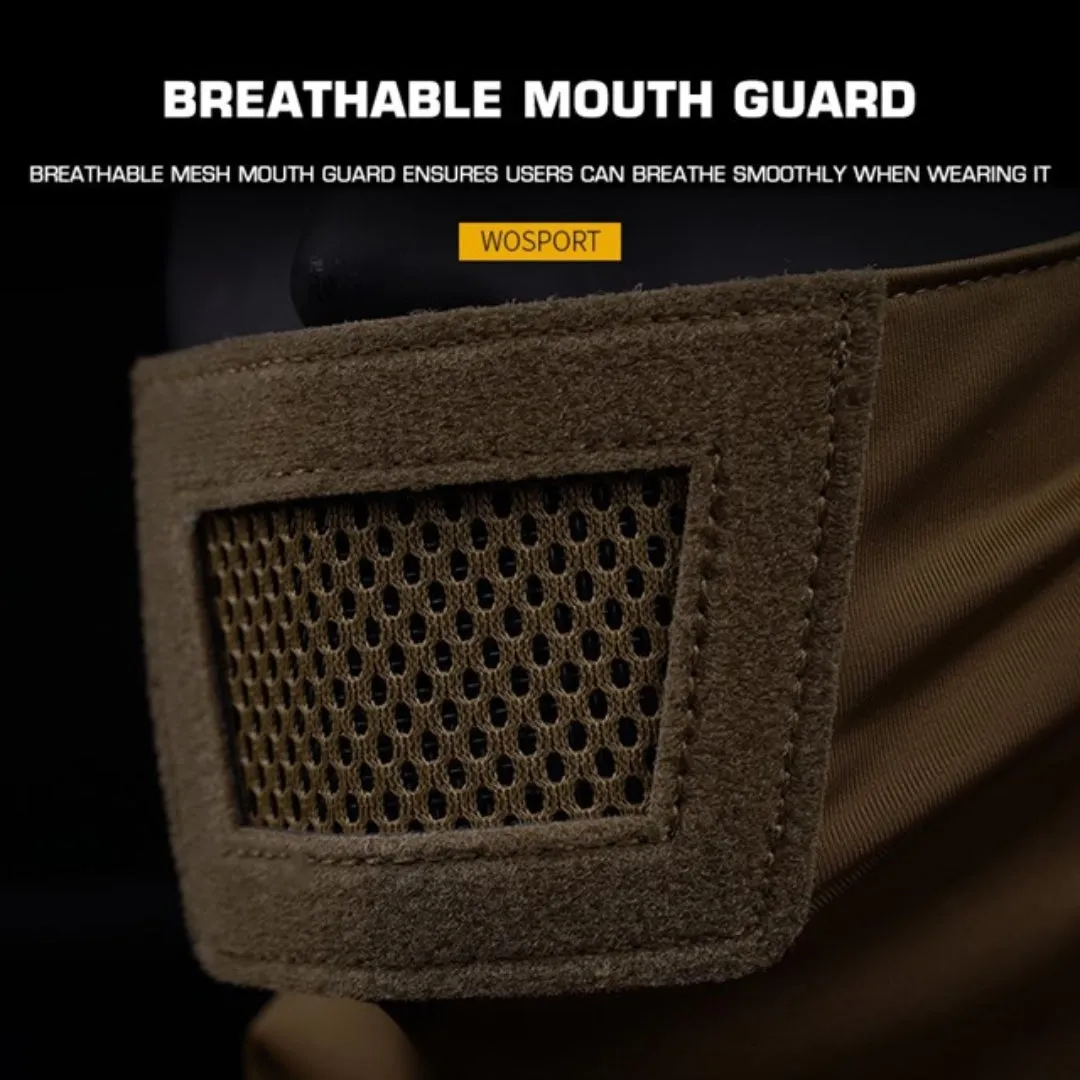 WST Knight Balaclava with Teeth Guard - Green