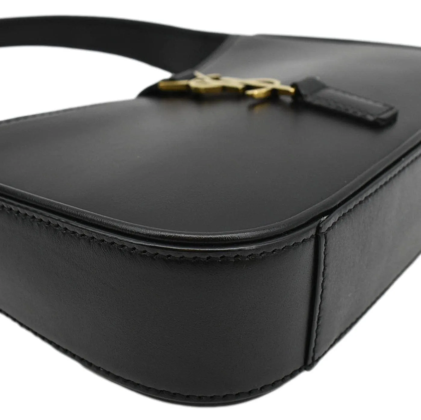 YVES SAINT LAURENT Le 5 A 7 Mini Leather Shoulder Bag Black